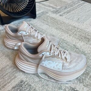 Free People // HOKA ONE ONE Bondi 8 Shifting Sand / Eggnog